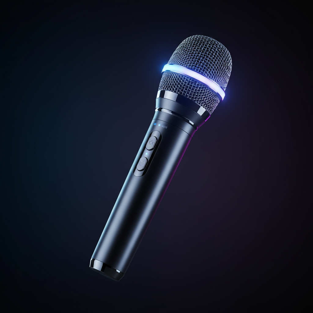 Karaoke Microphone (Bluetooth, Handheld)
