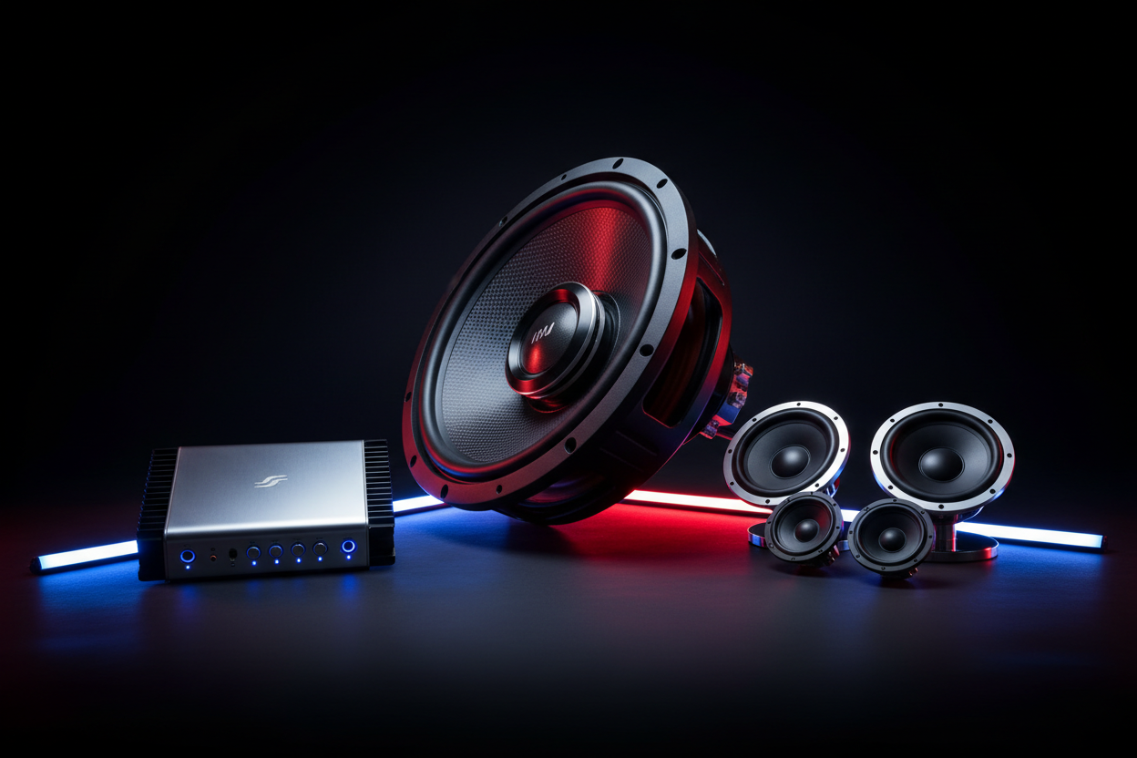 Car Audio: Speakers, Subs & Amps