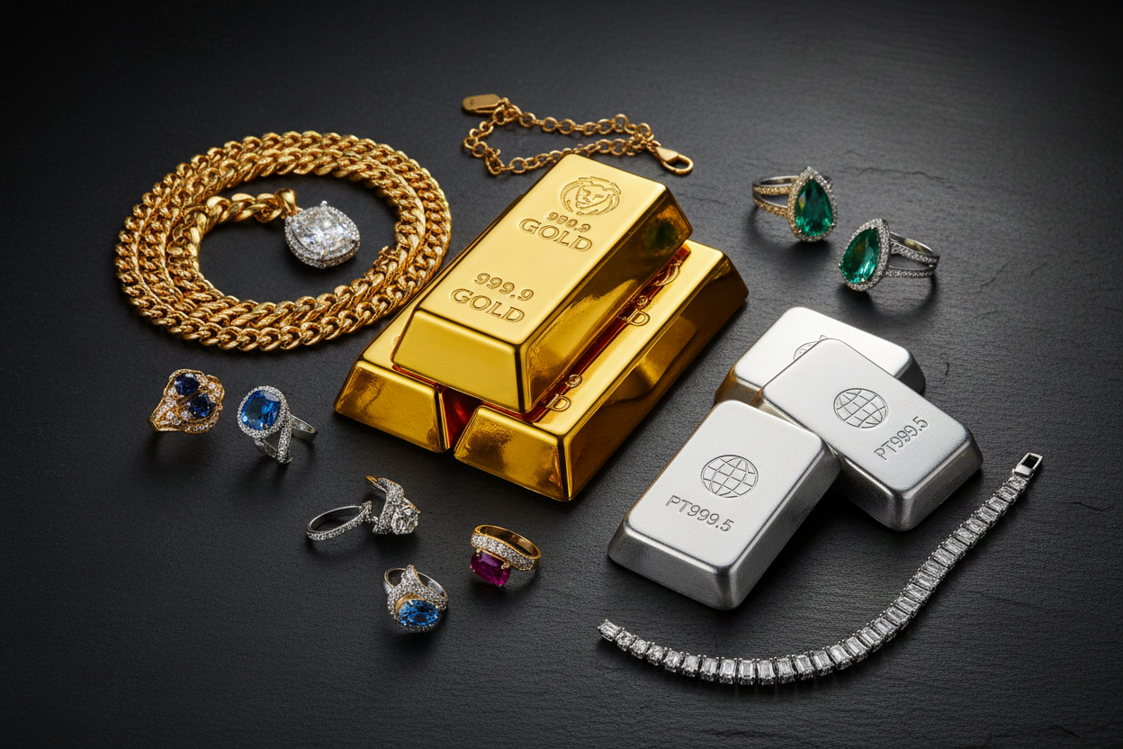 Precious Metals Vault – Gold, Silver & Coin Lots