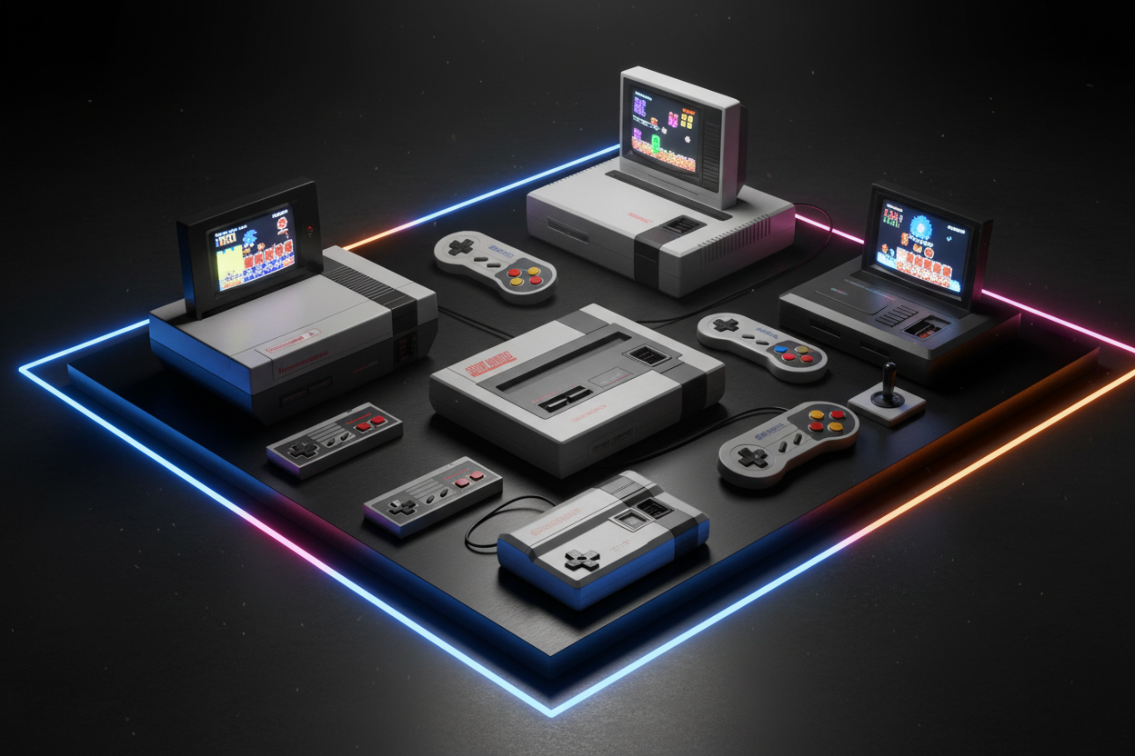 Retro & Modern Gaming Consoles