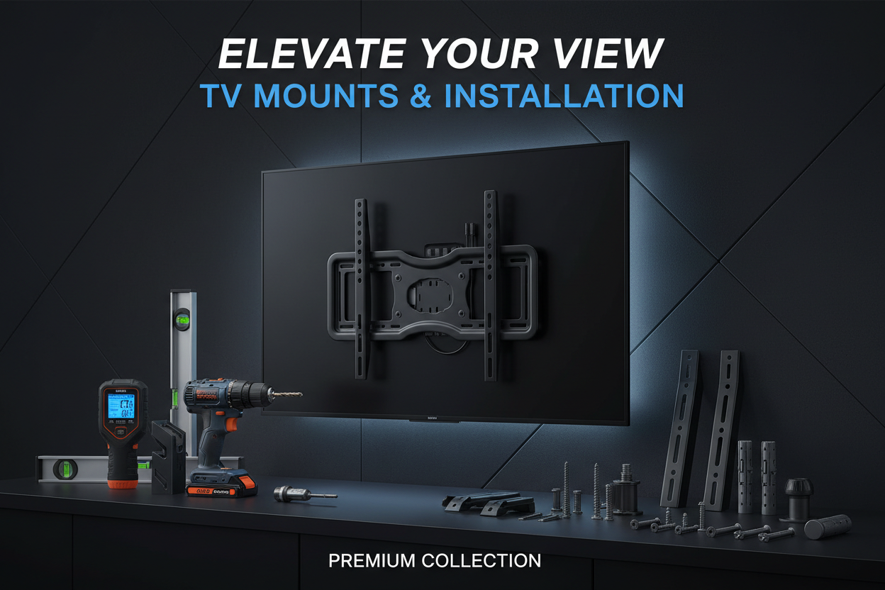 TV Wall Mounts & Installation Gear