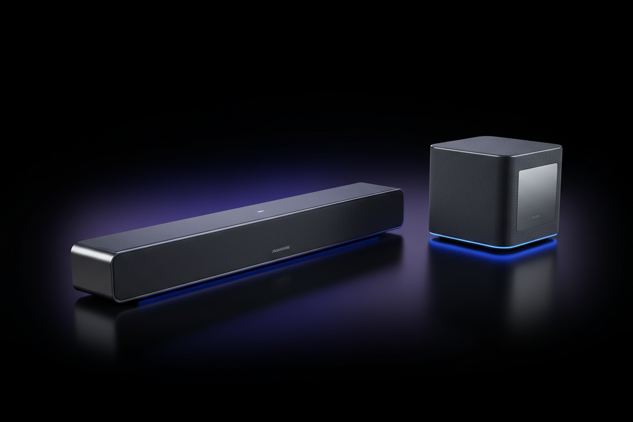 2.1 Channel Soundbar with Subwoofer