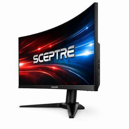 🎮🔥 Sceptre 27” Curved Gaming Monitor — 240Hz / 1ms / 1500R — Machine Black (Radio Modern Shack Edition)
