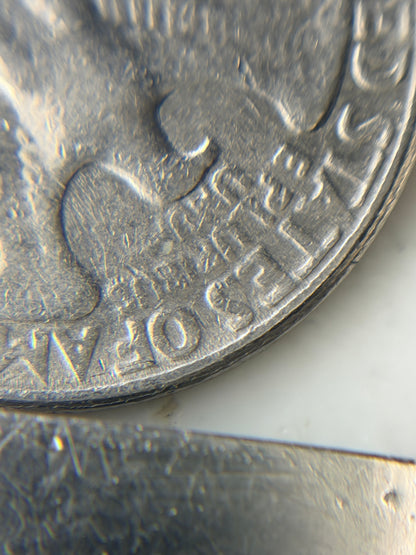🪙⚡🔥 1983 Washington Quarter – MULTIPLE MINT ERRORS – Off‑Center, Misaligned Die, Grease Strike, Die Cracks, Partial Missing Clad Laye