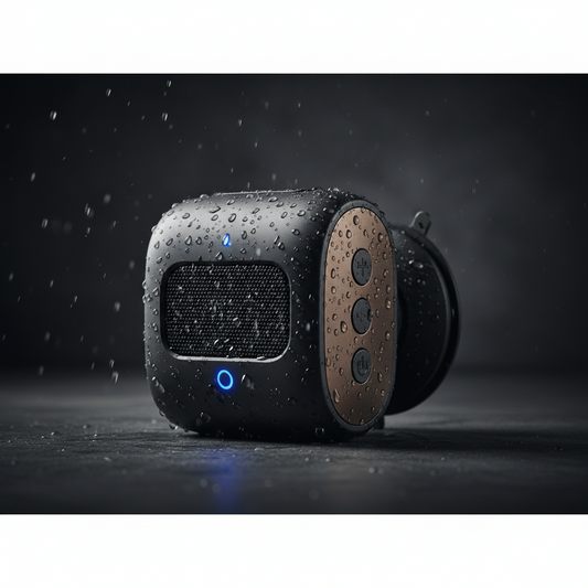 🚿 Bluetooth Shower Speaker (Waterproof) 🔥 Suction Cup Mount • Built‑In Mic • Rechargeable