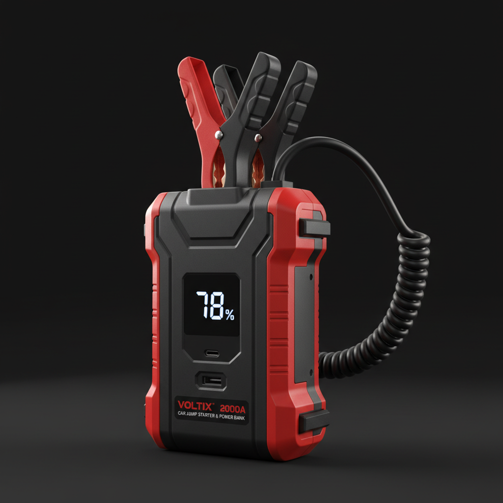 Car Jump Starter & Power Bank (2000A)