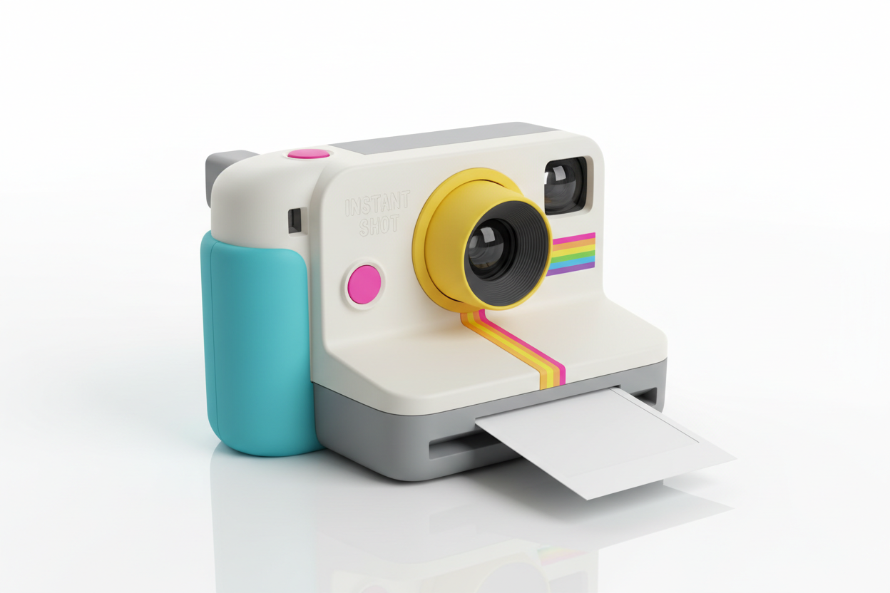 Instant Print Camera Polaroid Style