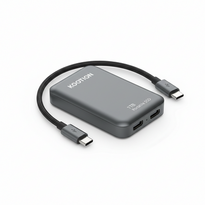 💾⚡🚀 KOOTION 1TB Portable SSD – USB‑C Ultra‑Fast External Drive (Up to 2000MB/s)