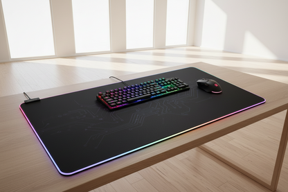 Ultimate Gaming Setup Bundle – RGB Chair, Headset & Mousepad