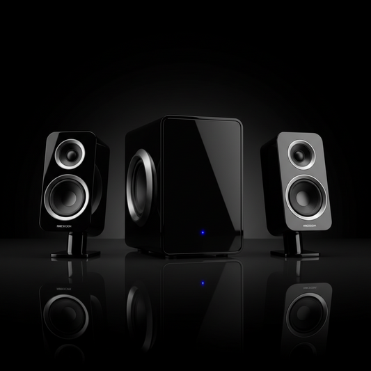 🔊 Mini Home Theater Speaker System (2.1) 🔥 Compact Big Sound • Bass Control • Bluetooth + AUX