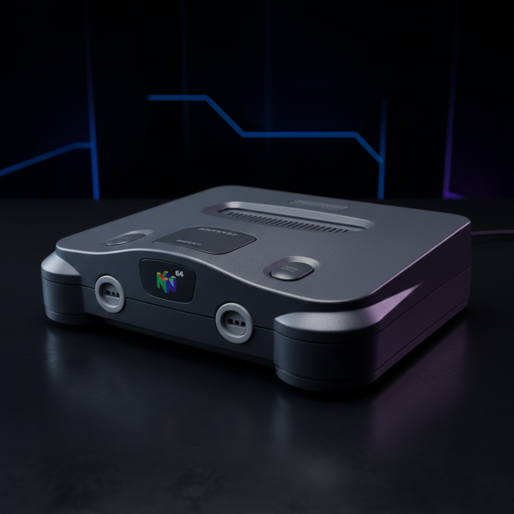 🎮🟦🕹️ Retro Nintendo 64 Console (Refurbished)