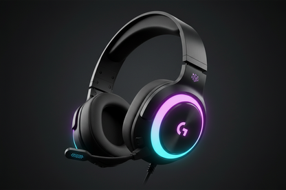 🎧🌈⚡ Wireless RGB Gaming Headset – Noise‑Canceling Mic + USB Dongle