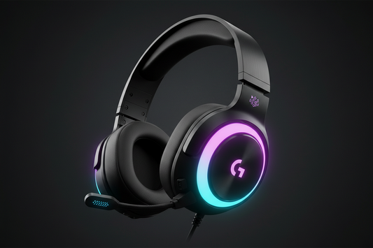 🎧🌈⚡ Wireless RGB Gaming Headset – Noise‑Canceling Mic + USB Dongle