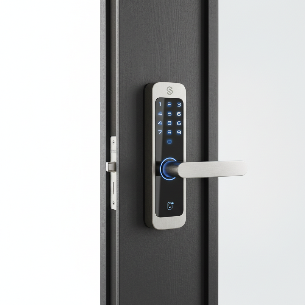 🏠📸🔐 Smart Home Security Bundle – Doorbell Cam + Indoor Cam + Smart Door Lock
