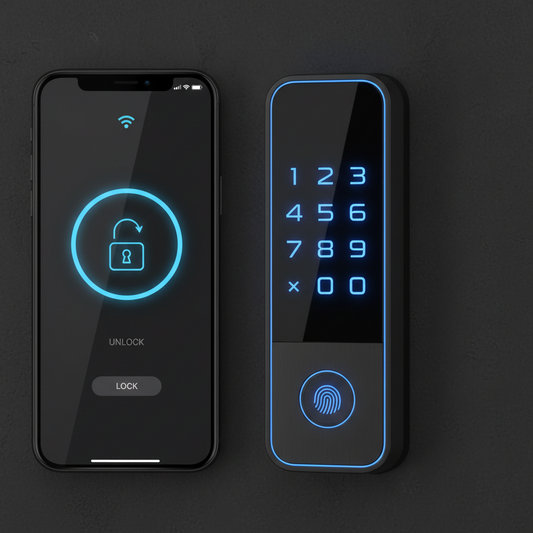 🔐 Smart Door Lock (Keypad & App) 🔥 Custom Codes • Remote Access • Auto‑Lock Security