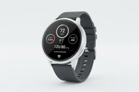 Smartwatch with Blood Pressure Monitor