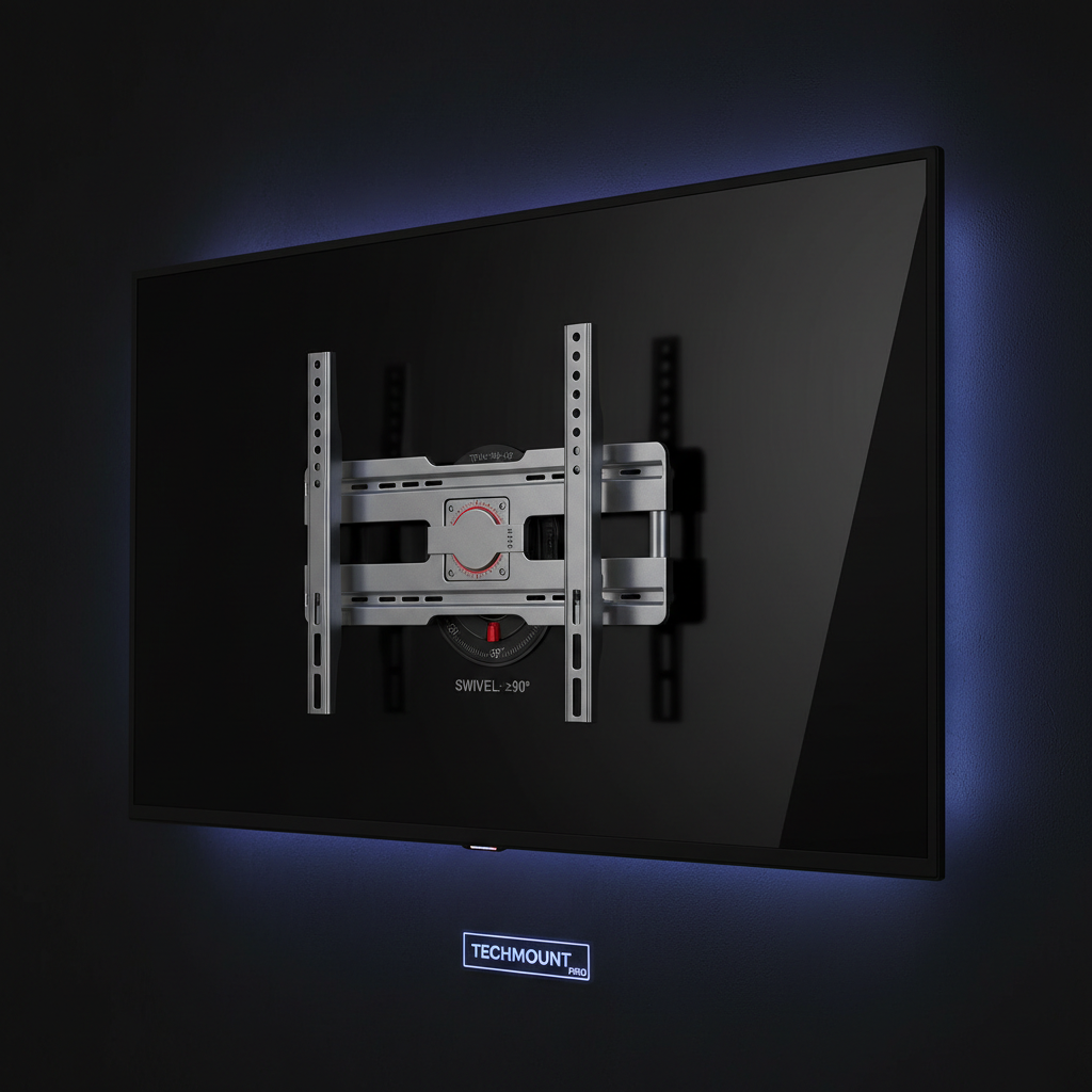 📺 TV Wall Mount (32–55 Inch, Tilt & Swivel) 🔥 Heavy‑Duty Steel • Adjustable Angle • Easy Install